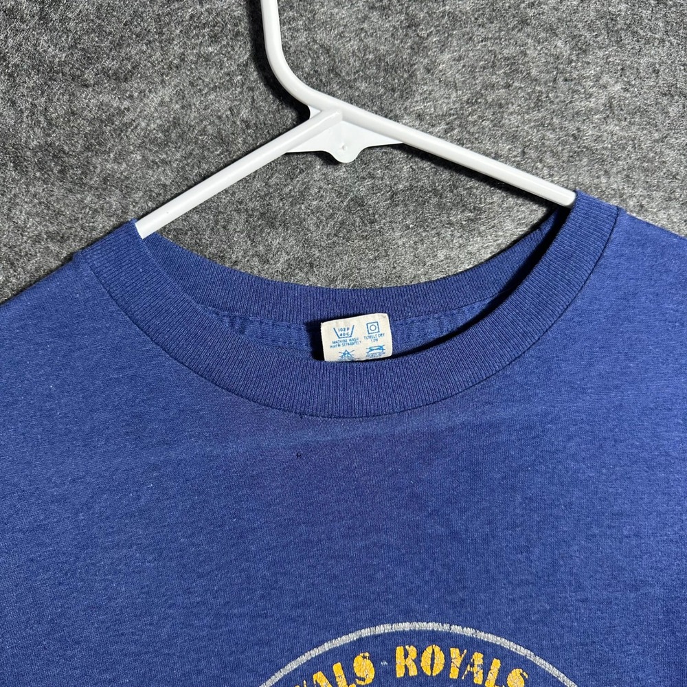 Vintage Single Stitch Kansas City Royals‎ Champion T Shirt Mens Medium - Picture 13 of 14